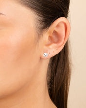 Load image into Gallery viewer, Sterling Silver Everyday Essential CZ Studs
