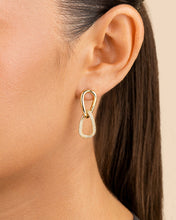 Load image into Gallery viewer, Sterling Silver Taissa CZ Chain Link Studs
