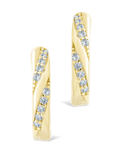 Load image into Gallery viewer, Sterling Silver Adelise Micro Hoops
