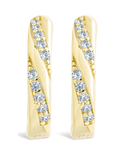 Load image into Gallery viewer, Sterling Silver Adelise Micro Hoops
