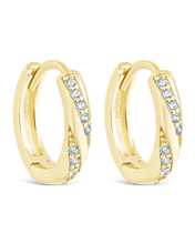 Load image into Gallery viewer, Sterling Silver Adelise Micro Hoops
