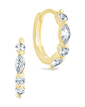 Load image into Gallery viewer, Sterling Silver Kensington Micro Hoops
