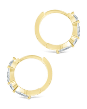 Load image into Gallery viewer, Sterling Silver Kensington Micro Hoops
