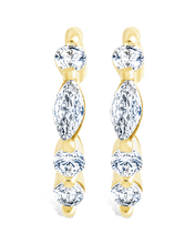Load image into Gallery viewer, Sterling Silver Kensington Micro Hoops
