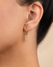 Load image into Gallery viewer, Sterling Silver Allegra Marquise Cut CZ French Clip Earrings
