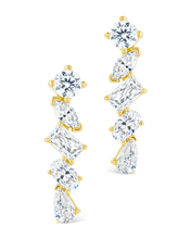 Load image into Gallery viewer, Sterling Silver Blythlyn CZ Studs
