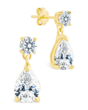 Load image into Gallery viewer, Sterling Silver Imogen CZ Studs
