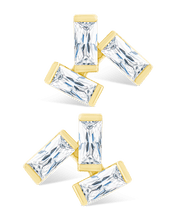 Load image into Gallery viewer, Sterling Silver Macy CZ Studs
