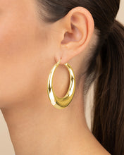Load image into Gallery viewer, Kali Tube Hoop Earrings
