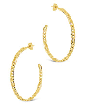 Load image into Gallery viewer, Claudette Chain Hoop Earrings
