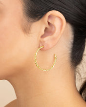Load image into Gallery viewer, Claudette Chain Hoop Earrings
