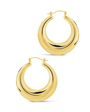 Load image into Gallery viewer, Quinn Tube Hoop Earrings
