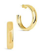 Load image into Gallery viewer, Liviana Polished Statement Hoop Earrings
