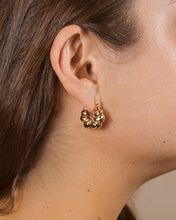 Load image into Gallery viewer, Petite Croissant Hoop Earrings
