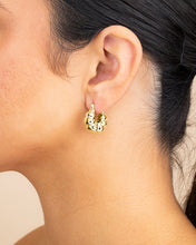 Load image into Gallery viewer, Petite Croissant Hoop Earrings

