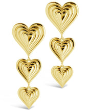 Load image into Gallery viewer, Beating Heart Drop Stud Earrings
