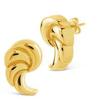 Load image into Gallery viewer, French Horn Stud Earrings
