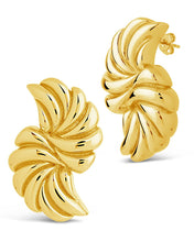 Load image into Gallery viewer, Twisted Croissant Stud Earrings
