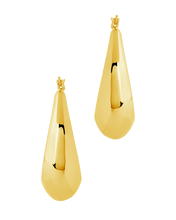 Load image into Gallery viewer, Autumn Elongated Tube Hoop Earrings
