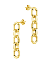 Load image into Gallery viewer, Frankie Chain Link Drop Earrings
