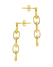 Load image into Gallery viewer, Frankie Chain Link Drop Earrings
