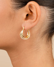 Load image into Gallery viewer, Emery Triple Row Layered Earrings
