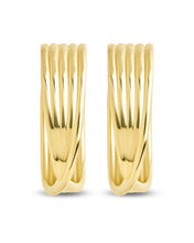 Load image into Gallery viewer, Katya Textured Hoop Earrings
