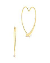 Load image into Gallery viewer, Rorie Heart Threader Hoops
