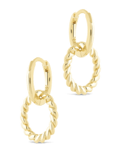 Load image into Gallery viewer, Hassie Delicate Twist Hoops
