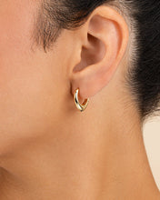 Load image into Gallery viewer, Colby Pointed Teardrop Hoops
