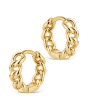 Load image into Gallery viewer, Maeve Rounded Link Hoops
