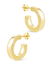 Load image into Gallery viewer, Sterling Silver Marisa Polished Stud Earrings
