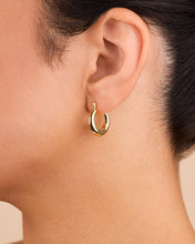 Load image into Gallery viewer, Graduated Tube Hoop Earrings
