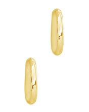 Load image into Gallery viewer, Avril Elongated Chunky Hoop Earrings
