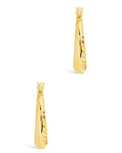Load image into Gallery viewer, Delia Textured Hoop Earrings
