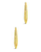 Load image into Gallery viewer, Indy Elongated Hoop Earrings
