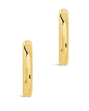 Load image into Gallery viewer, Rory Polished Tube Hoop Earrings
