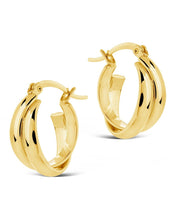Load image into Gallery viewer, Claire Twist Hoop Earrings
