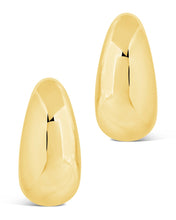 Load image into Gallery viewer, Eclipse Polished Hoop Earrings
