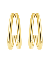 Load image into Gallery viewer, Double Prong Vienna Hoop
