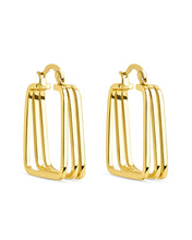 Load image into Gallery viewer, Belinda Textured Square Earrings
