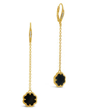 Load image into Gallery viewer, Rose Petal Long Drop Earrings
