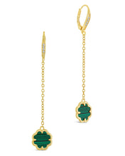 Load image into Gallery viewer, Rose Petal Long Drop Earrings

