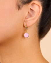 Load image into Gallery viewer, Rose Petal Short Drop Earrings
