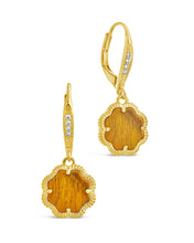 Load image into Gallery viewer, Rose Petal Short Drop Earrings
