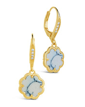 Load image into Gallery viewer, Rose Petal Short Drop Earrings
