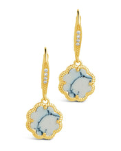 Load image into Gallery viewer, Rose Petal Short Drop Earrings
