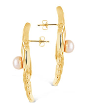 Load image into Gallery viewer, Fantaise Pearl Statement Stud Earrings
