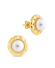 Load image into Gallery viewer, Eudora Pearl Studs
