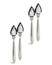 Load image into Gallery viewer, Nyx CZ &amp; Enamel Dangle Earrings
